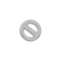 Metal button shank, Blouse, 10mm