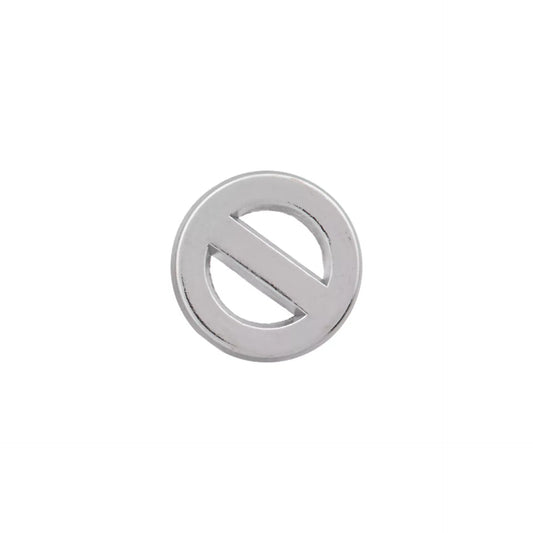Metal button shank, Blouse, 10mm