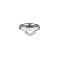 Metal button shank, Blouse, 10mm
