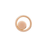 Metal button shank Gold, Silver 11mm