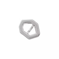 Metal button shank Gold, Silver 11mm
