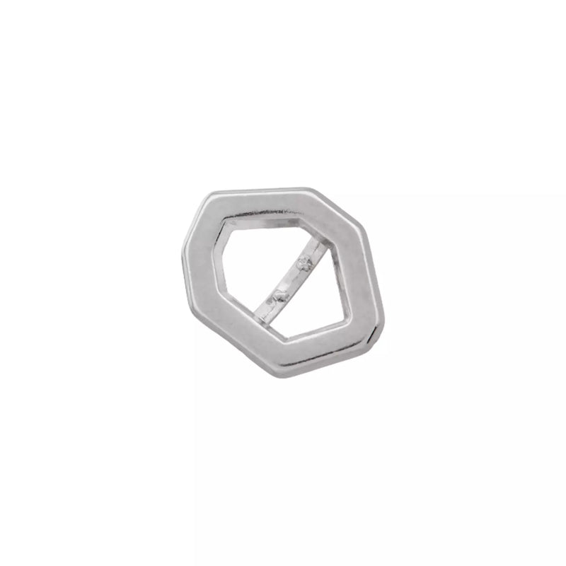 Metal button shank Gold, Silver 11mm