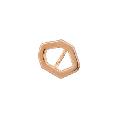Metal button shank Gold, Silver 11mm