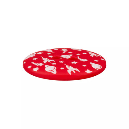 Polyester button 2-holes, Happy Space, 20mm