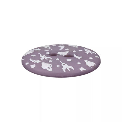 Polyester button 2-holes, Happy Space, 20mm