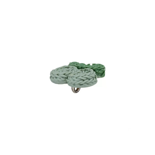 Polyester button shank, Cherry, 15mm