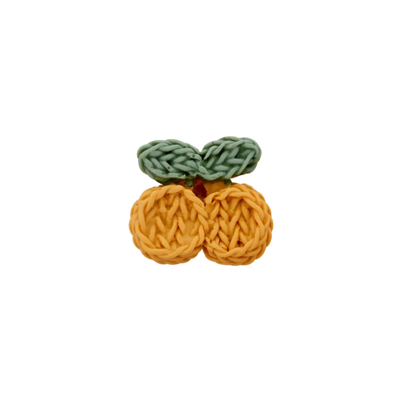 Polyester button shank, Cherry, 15mm