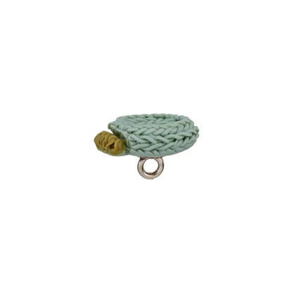 Polyester button shank, Strawberry, 15mm