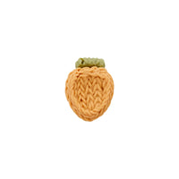 Polyester button shank, Strawberry, 15mm