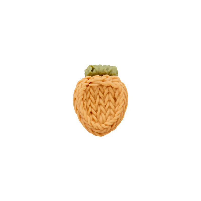 Polyester button shank, Strawberry, 15mm