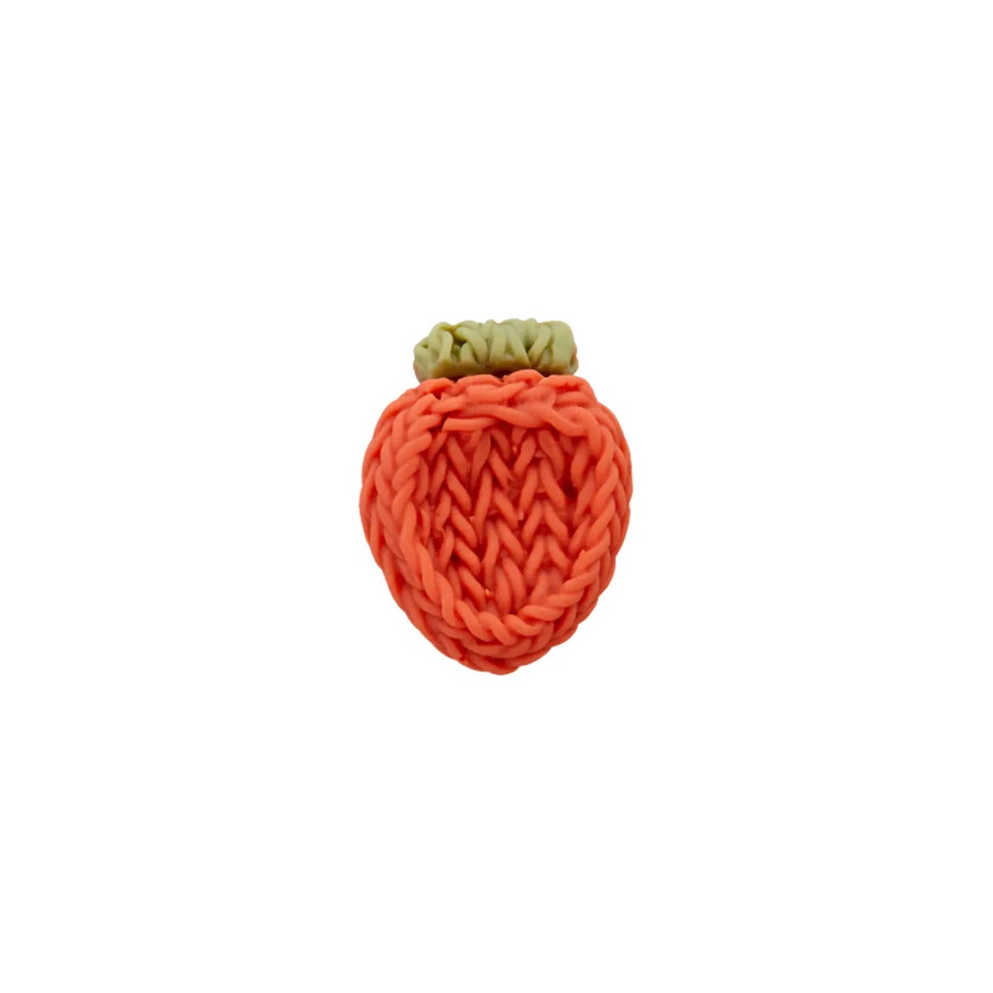 Polyester button shank, Strawberry, 15mm