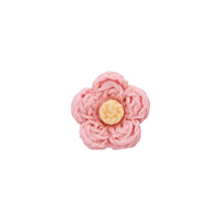 Polyester button shank, Flower, 13mm