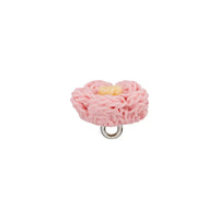 Polyester button shank, Flower, 13mm