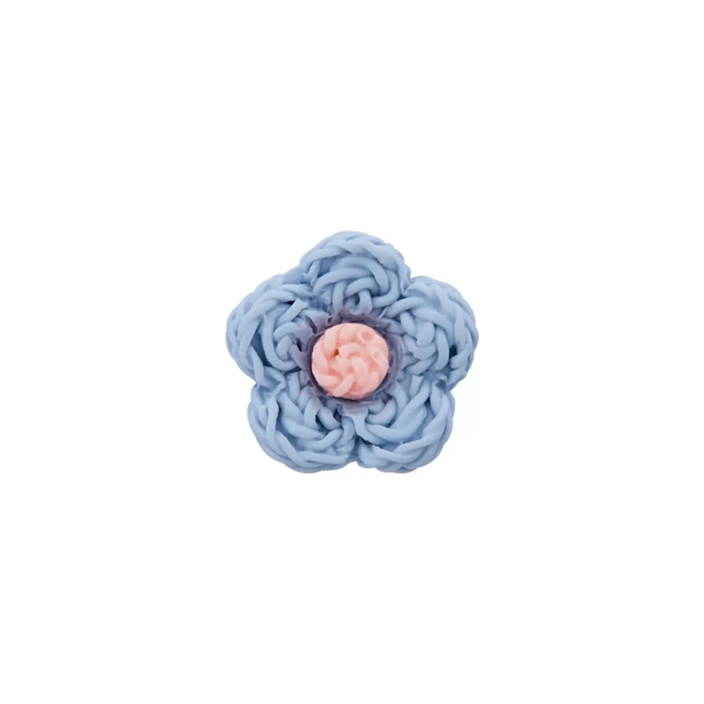Polyester button shank, Flower, 13mm