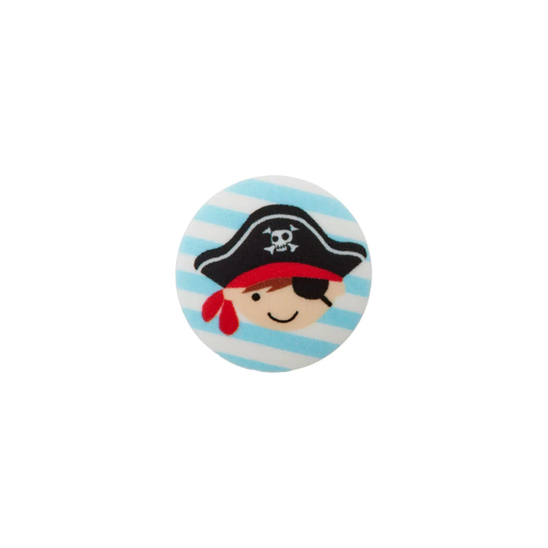 Polyester button shank Pirate 18mm