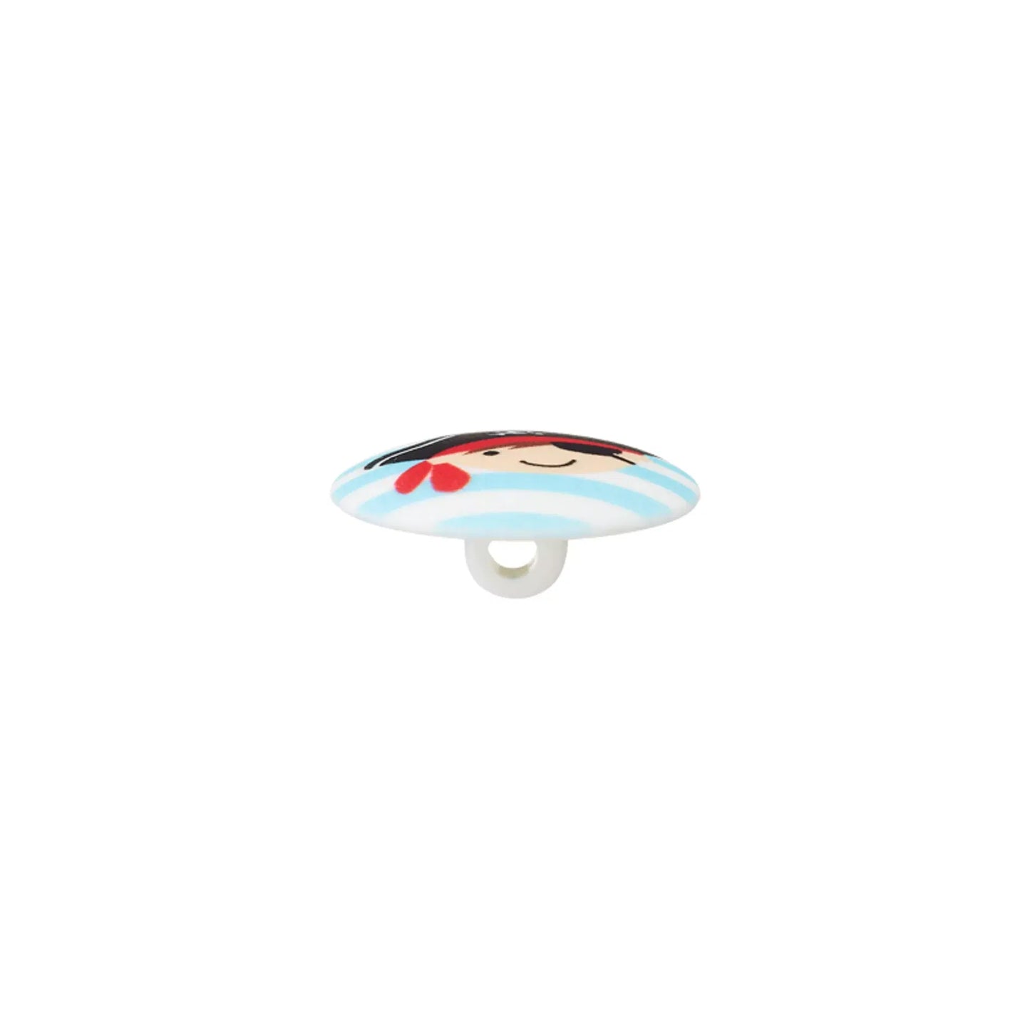 Polyester button shank Pirate 18mm