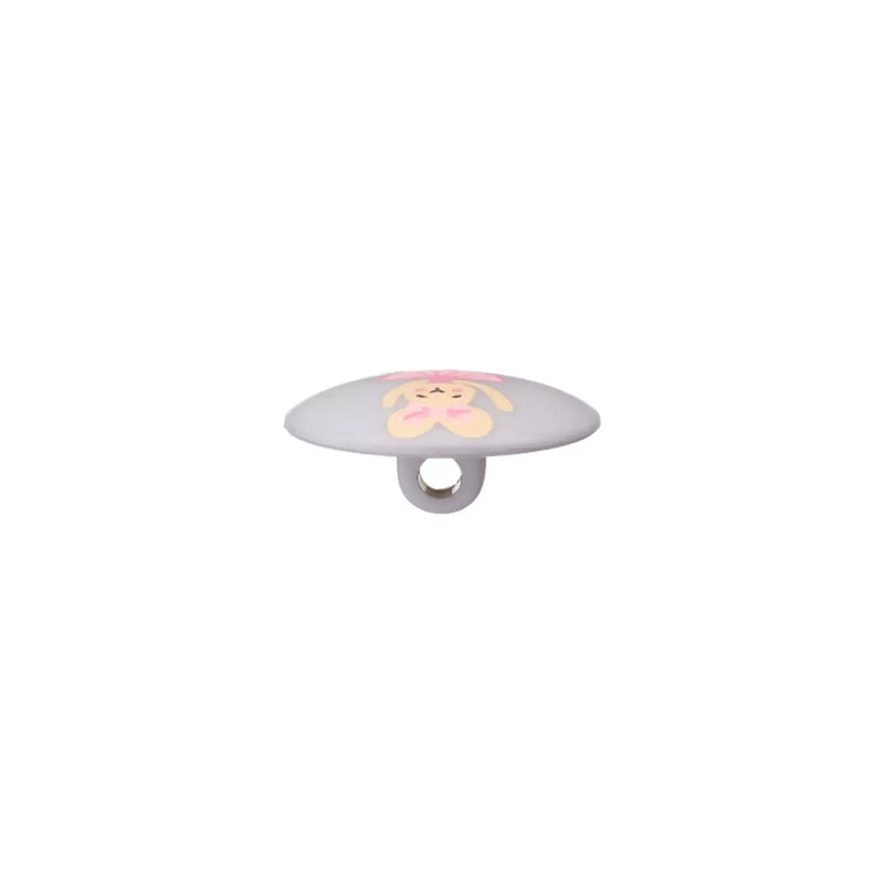 Polyester button shank Ballerina Mouse 18mm