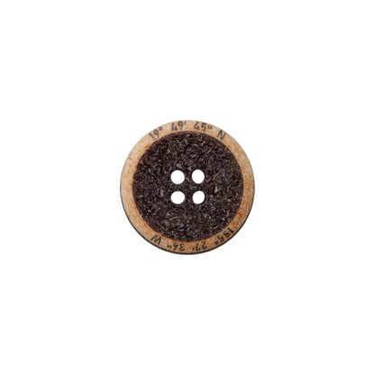 Polyester button 4-holes 18mm,23mm