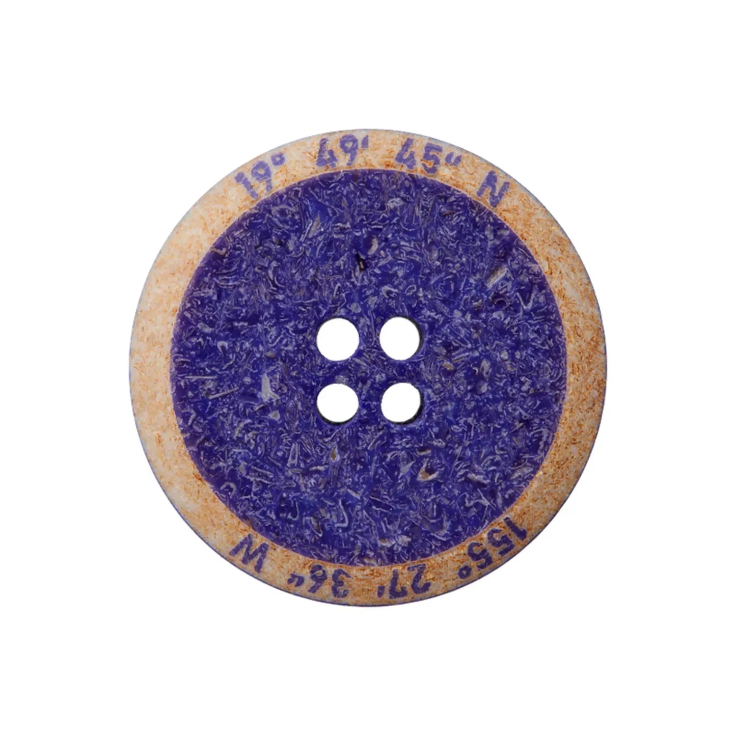 Polyester button 4-holes 18mm,23mm