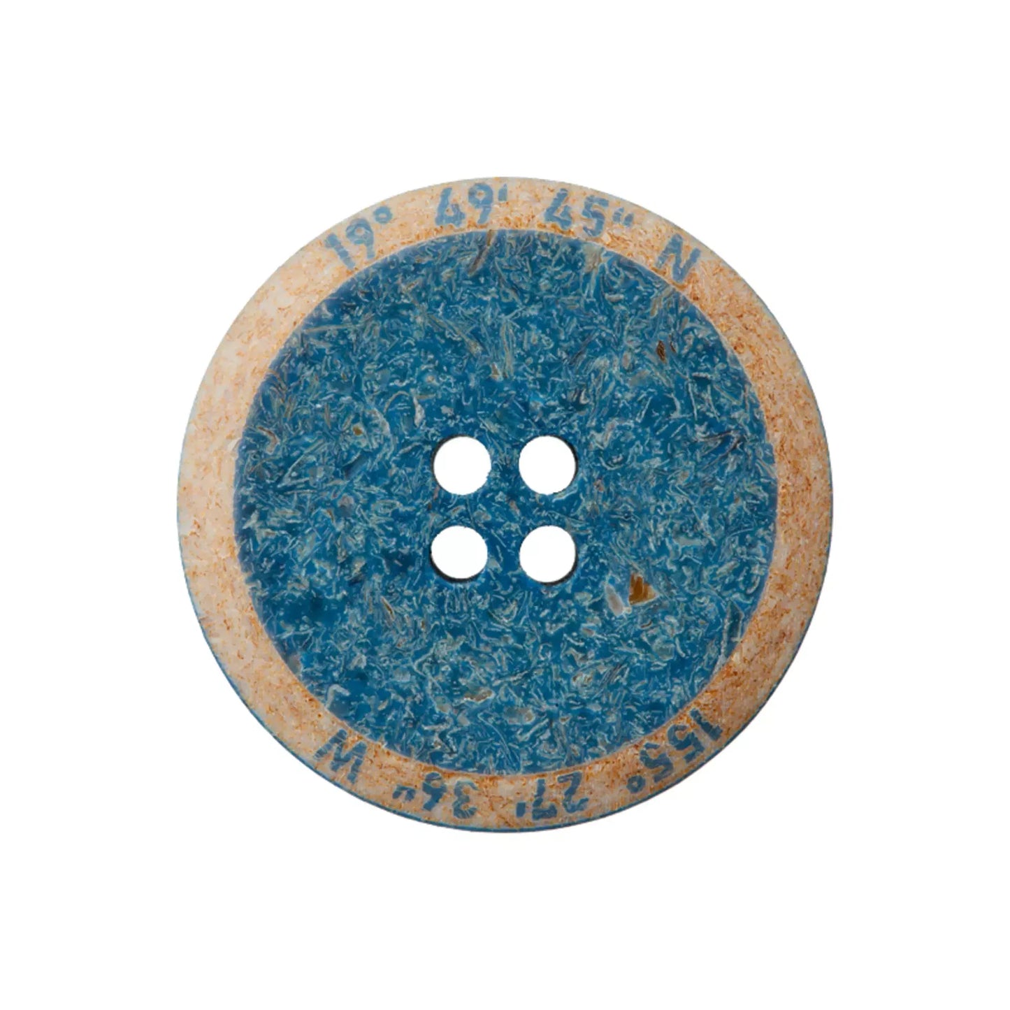 Polyester button 4-holes 18mm,23mm