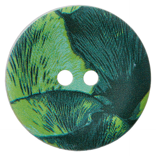 Hemp/polyester button 2-holes, recycled, 23mm