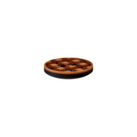 Polyester button 2-holes Vichy check 12mm