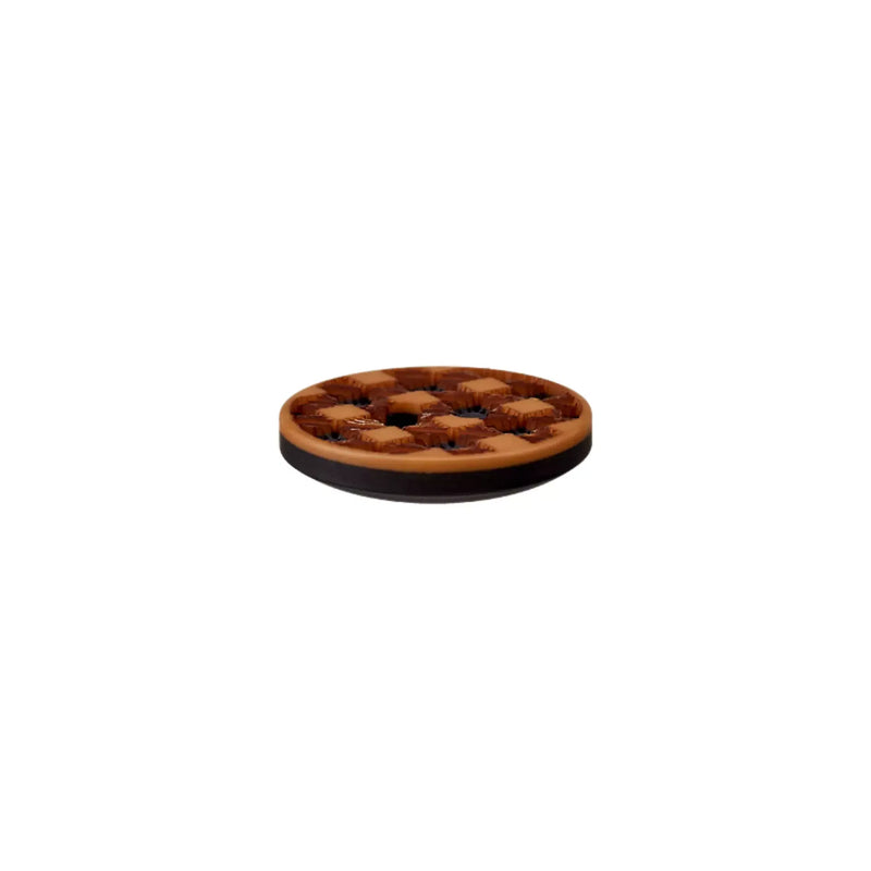 Polyester button 2-holes Vichy check 12mm