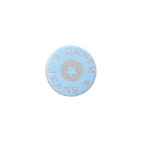Metal jeans button for screwing 17mm