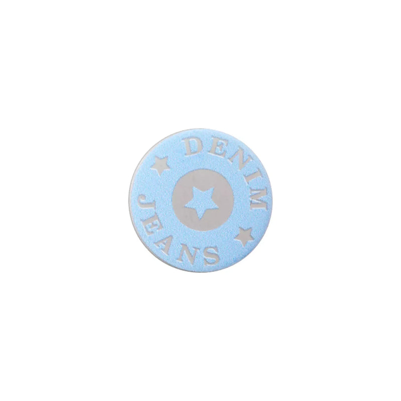 Metal jeans button for screwing 17mm