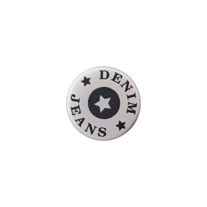 Metal jeans button for screwing 17mm