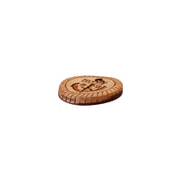Coconut button 2-holes, Anchor 11mm,12mm,15mm