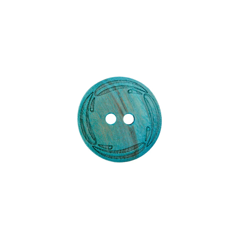 Wood button 2-holes, 18mm