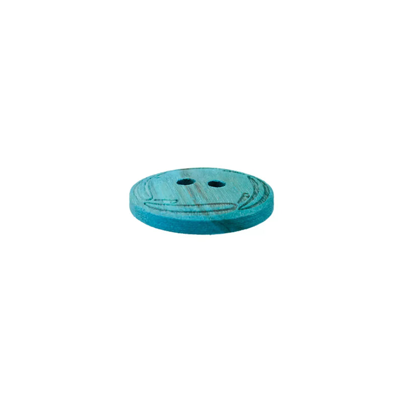 Wood button 2-holes, 18mm