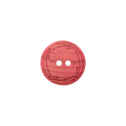 Wood button 2-holes, 18mm