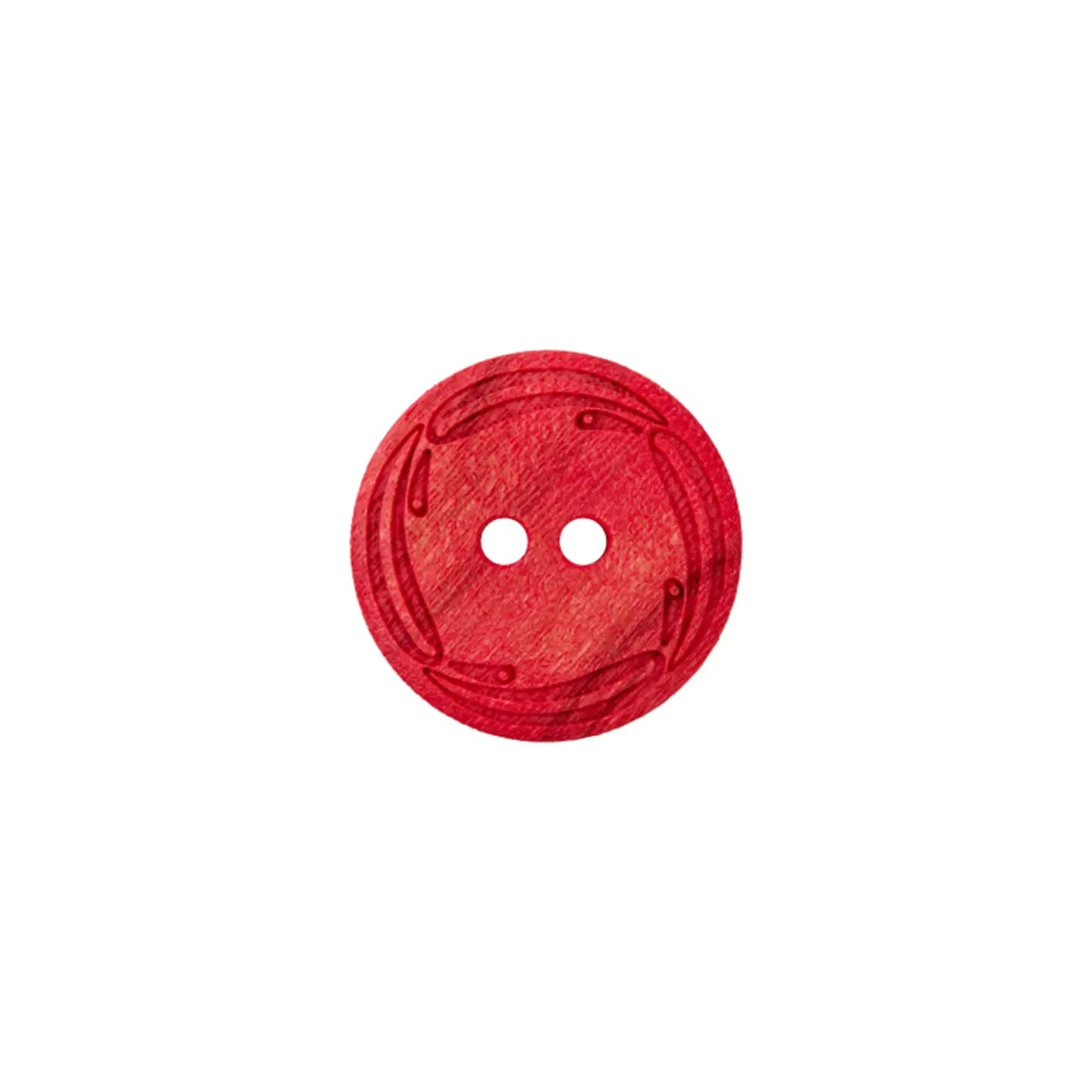 Wood button 2-holes, 18mm