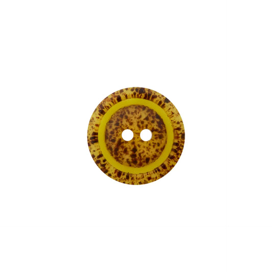 Coffee/Polyester button 2-holes 15mm, 20mm, 25mm