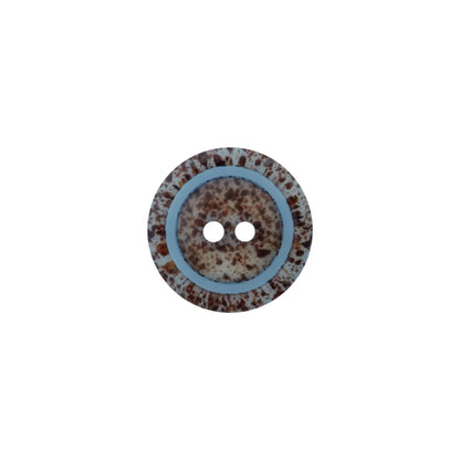 Coffee/Polyester button 2-holes 15mm, 20mm, 25mm