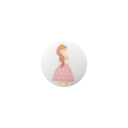 Polyester button shank Princess 18mm