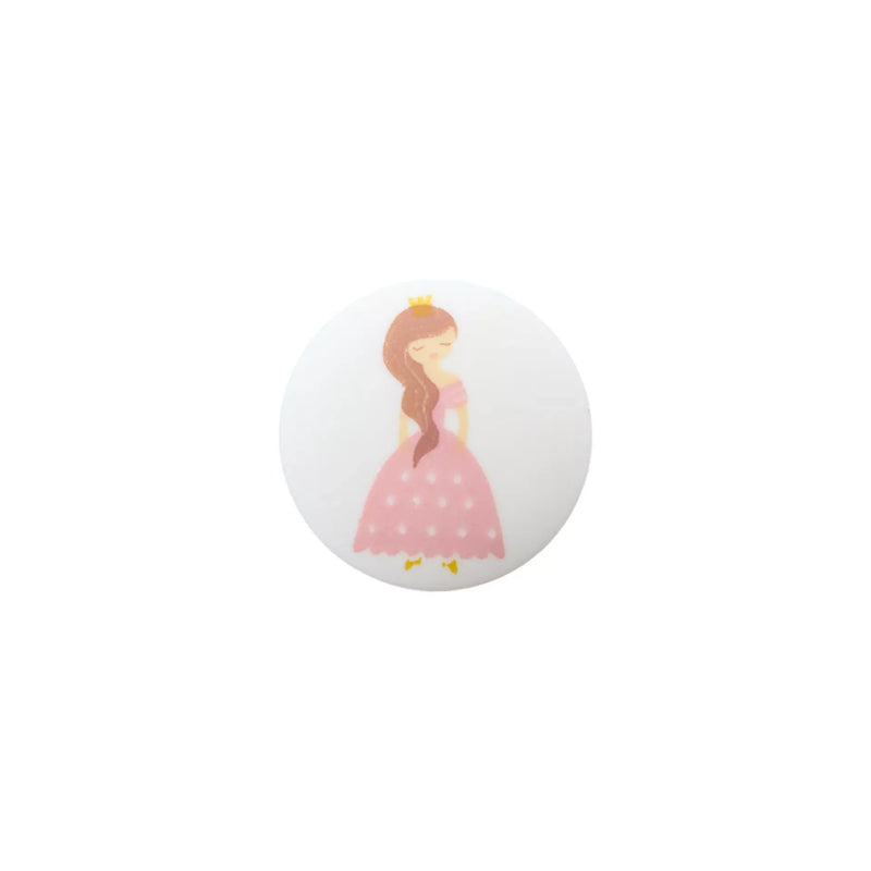Polyester button shank Princess 18mm