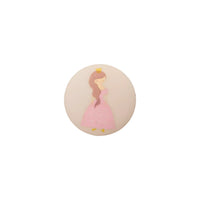Polyester button shank Princess 18mm