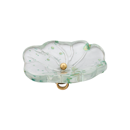 Polyester button shank, Flower, 20mm