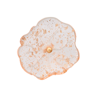 Polyester button shank, Flower, 20mm