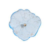Polyester button shank, Flower, 20mm