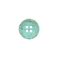 Coconut/polyester button 4-holes, recycled, 15mm, 20mm