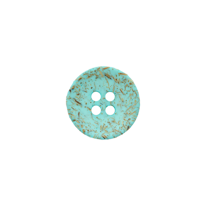 Coconut/polyester button 4-holes, recycled, 15mm, 20mm