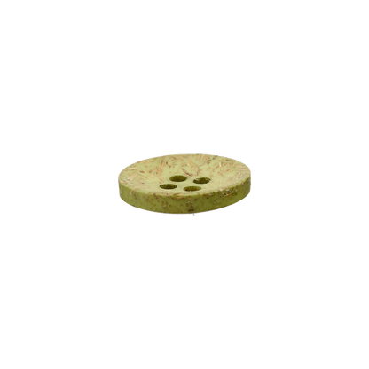 Coconut/polyester button 4-holes, recycled, 15mm, 20mm