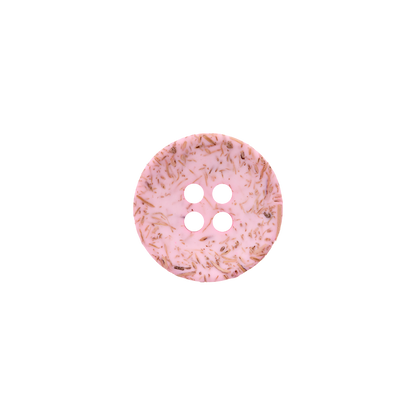 Coconut/polyester button 4-holes, recycled, 15mm, 20mm