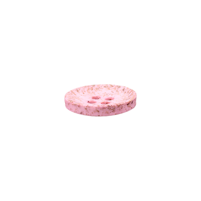 Coconut/polyester button 4-holes, recycled, 15mm, 20mm