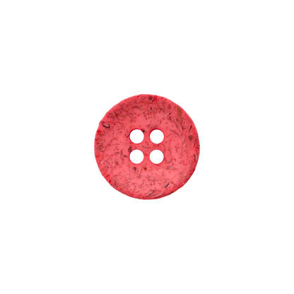 Coconut/polyester button 4-holes, recycled, 15mm, 20mm