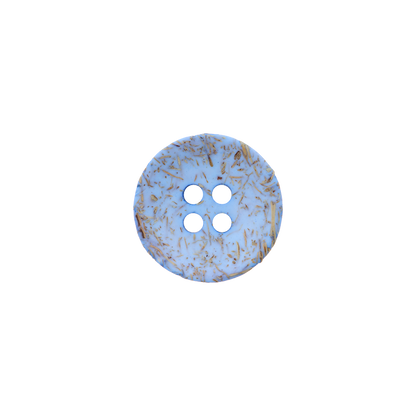 Coconut/polyester button 4-holes, recycled, 15mm, 20mm